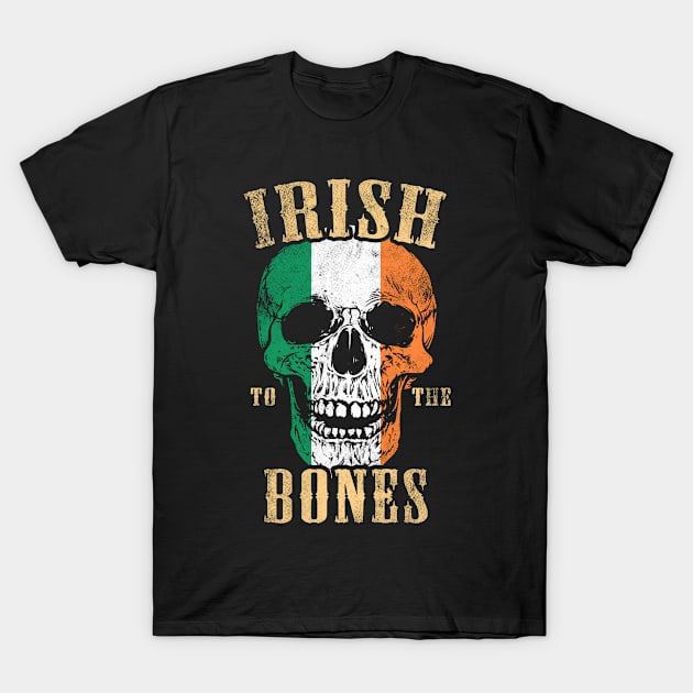 Irish To The Bones T-Shirt by Mila46